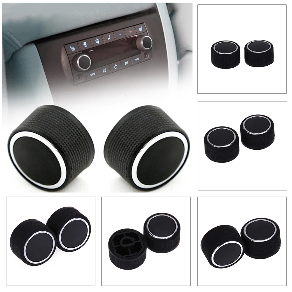 

Кнопка для кондиционирования воздуха, ручки для управления автомобильным радио, для Chevrolet GMC, 2 шт.