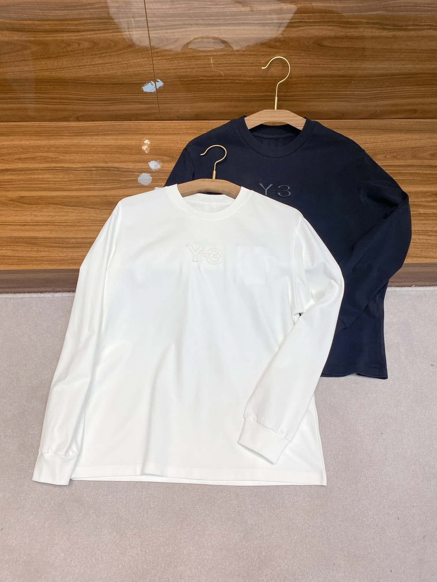 

Y3 Autumn NewYamamoto Fashion Brand 3D Three-Dimensional Embroidery Y3 Fashion Hoodie Men Comfortable Long Sleeve Casual Shirt