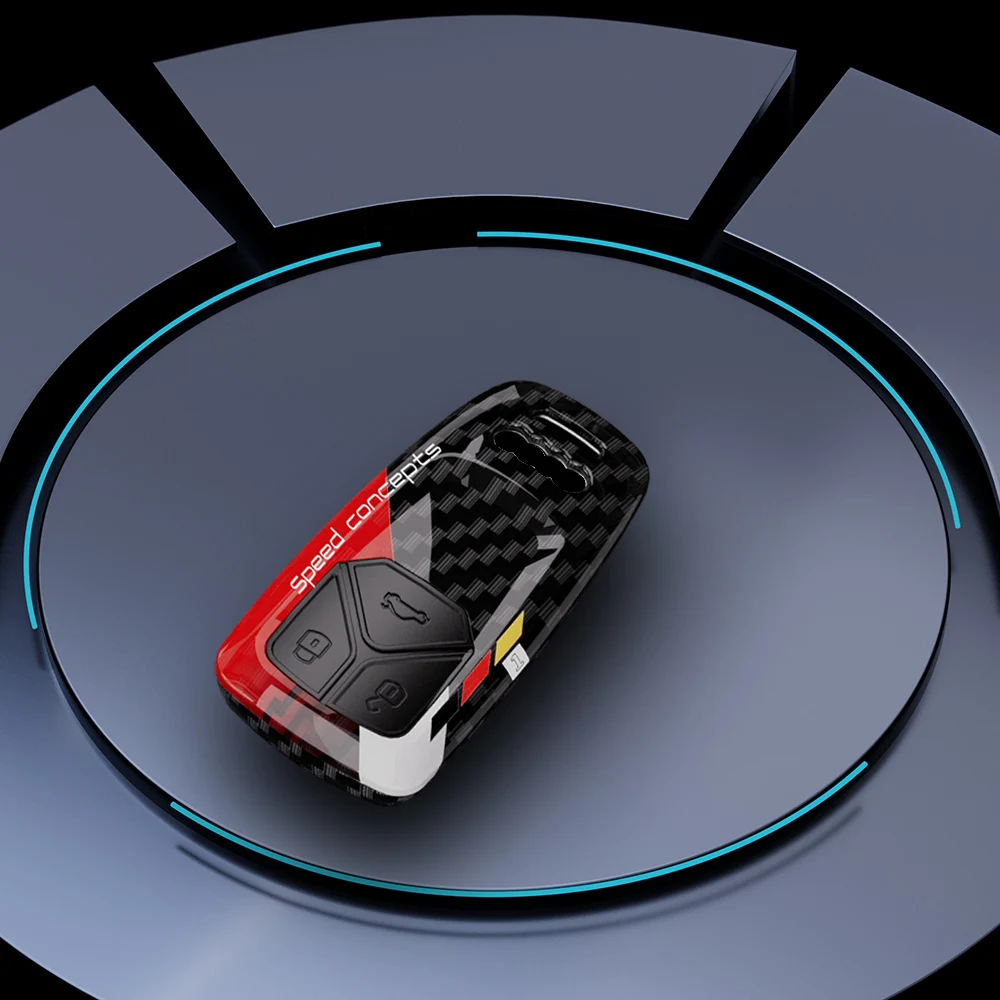 

Граффити автомобильный смарт-ключ, чехол для Audi A4 B9 A5 A6 8S 8W Q5 Q7 4M S4 S5 S7 TT TTS TFSI RS, защитные аксессуары