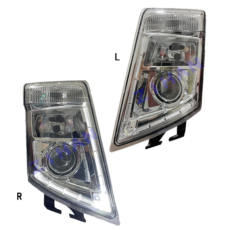 

One Pair Truck Parts Left Right Head Lamp Light Used For VOLVO Truck FH12/16 FM9 21035637 21035638
