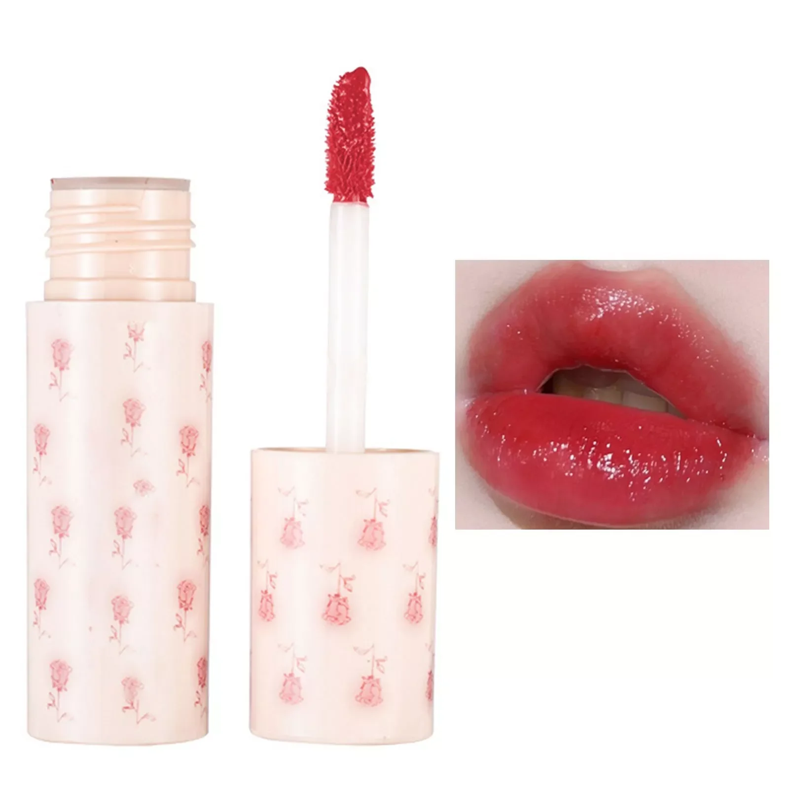 

NEW2023 Jelly Lip Gloss Squish Beauty Mirror Lip Glaze Is Clear Plump And Moisturizing Not Easy To Fade Gel Lip Liner Lip Gloss