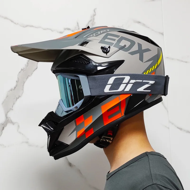 ATV SUV Motocross Adult  ATV SUV Downhill Mountain Bike DH Hood Helmet Cross Helm Capacetes DOT Helmets Motorcycle enlarge