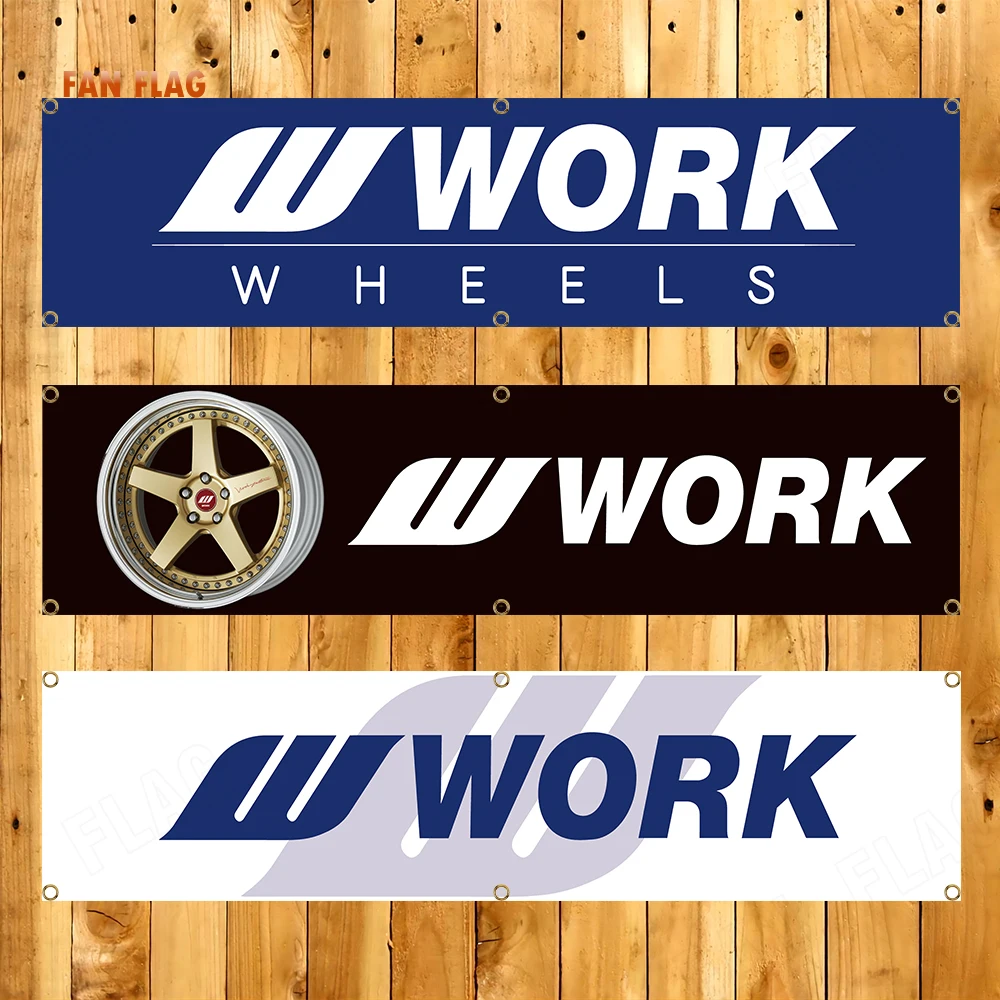 Рабочее колесо 60x240 см баннер флаг из полиэстера печатный гобелен для гаража или