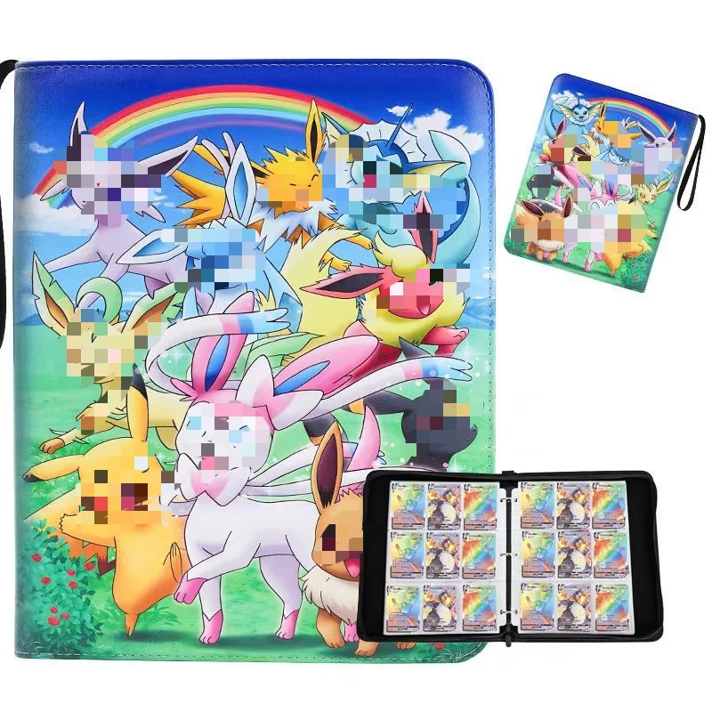 450 шт. папки для игровых карт аниме фотоколлекции подставка альбома сумка