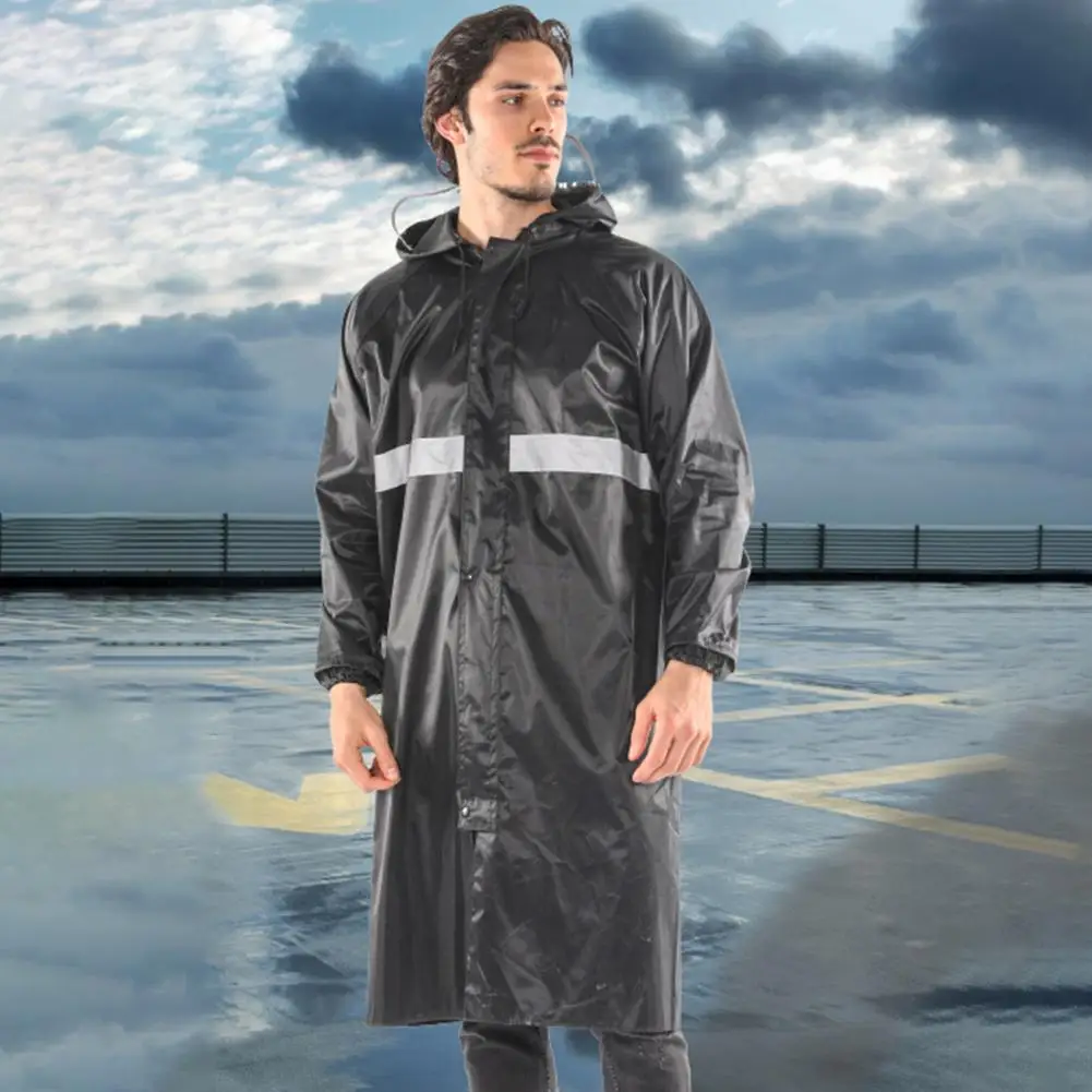 

Hooded Rain Coat Convenient Impermeable Outdoor Work Labor Protection One-piece Rain Poncho Durable Long Raincoat for Adult