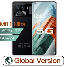 New Global Mi 11 Ultra Smartphone 16GB+512GB 10 Core 48MP Camera Celular 5G Version Android Cell phone 6800mAh Mobile Phones