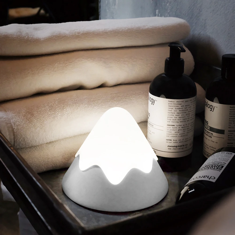 

Snow Mountain Led Night Light House Ambience Lamp Usb Charging Desk Lamp Home Decoration Table Lamp Decoration Birthday gift