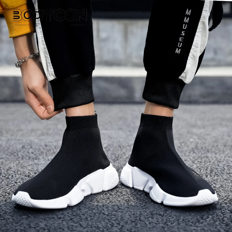 Brand Women's Boots Running Shoes Sports Sock Ankle Boots for Women Sneakers Breathable Light Shoe New Woman Tenis Sneakers 2023
