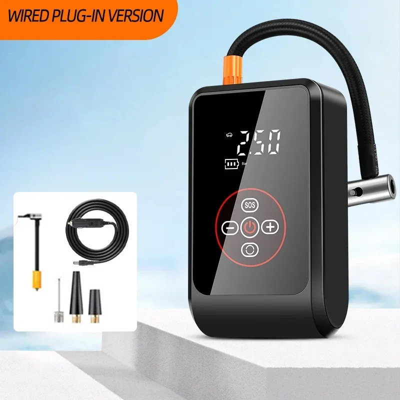 Портативный Мощный Беспроводной Автомобильный Воздушный Насос Автоматический