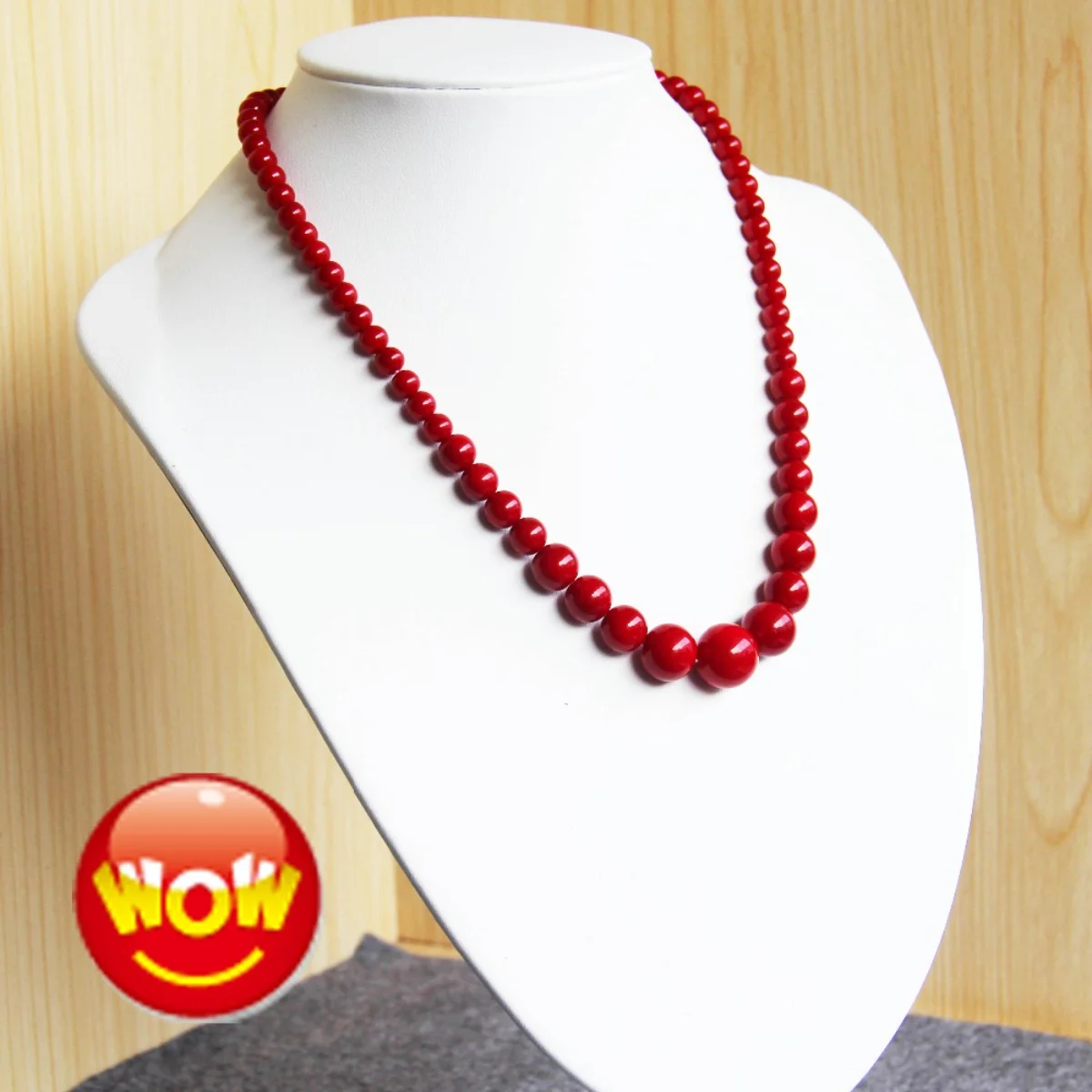 

6-14mm Gifts Red Chalcedony Necklace Women Girls Gifts Stones Balls Gifts Beads 18inch Hand Made Ornaments Jewelry Making Design