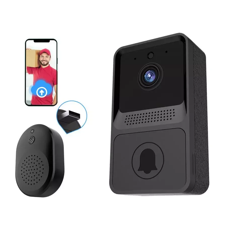 

Wifi Video Doorbell Mini Wireless Home Security Protection Intercom Two-way Audio Photo Recording Long Standby Doorbell Z20