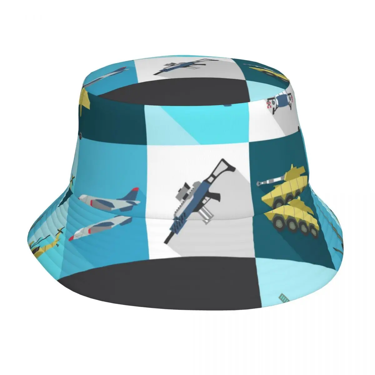 

Army Icons Unisex Casual Sun Hat Bucket Hat for Men Women Bob Hip Hop Caps Summer Fisherman Hat Panama