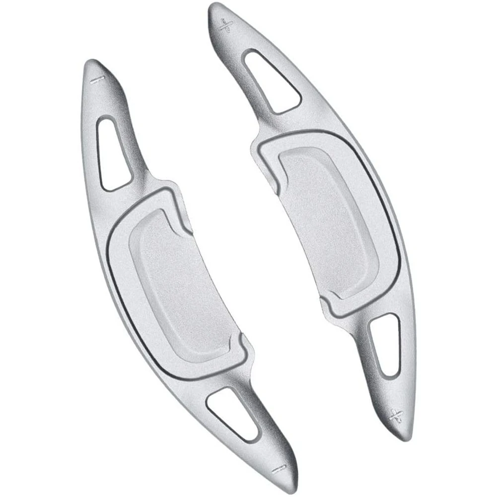 

1Pair Car Shift Paddles Steering Wheel Paddles Extension DSG Styling for Mazda Mazda3 Axela CX30 CX-30 2020 2021 Silver