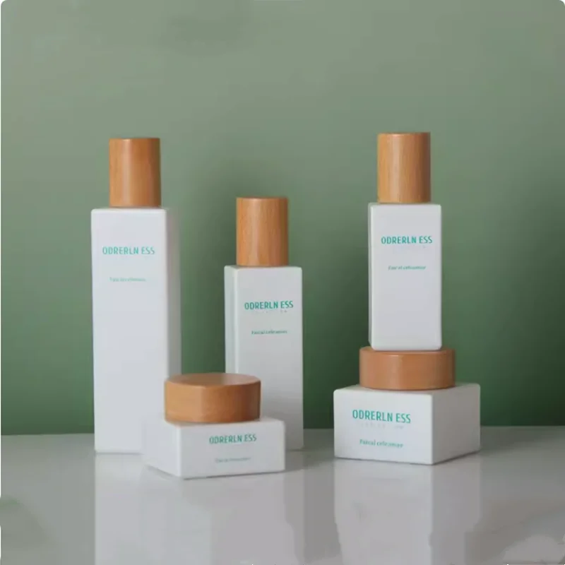 New6 шт. 30/50 г банка для крема 30-120 мл бутылка с насосом лосьона сыворотки фарфоровый