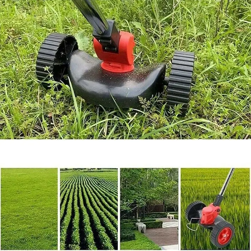1pc Grass Trimmer Rolling Wheel Garden Lawn Mower Cutter Replacement Lawn Mower Cutting Guide Power Tool