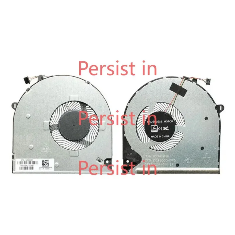 Вентилятор охлаждения процессора для HP 15-du 15s-du0002tx 15-dw 15-dw0043dx L52034-001