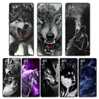 phone case for samsung a7 a52 a71 a72 a73 a91 m22 m30s m31s m33 m62 m52 f23 f42 5g 4g tpu case animal world gray wolf