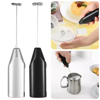 mini electric coffee blender handheld eggbeater stainless steel milk milker bubble drink stir bar creative kitchen cooking tools