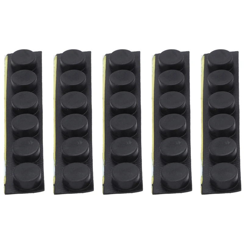 

Furniture Knob, Round, 10 Mm X 5 Mm, Self-Adhesive Rubber Pads 30 In 1