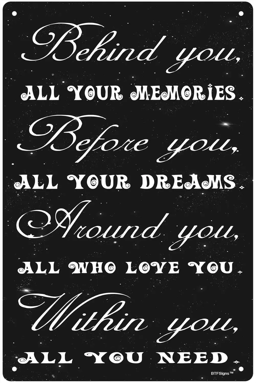 Motvte Sgn Behnd You ll Your Memores Before Drems nsprtonl nd Uplftng Wll rt Decorton 6x8 nch