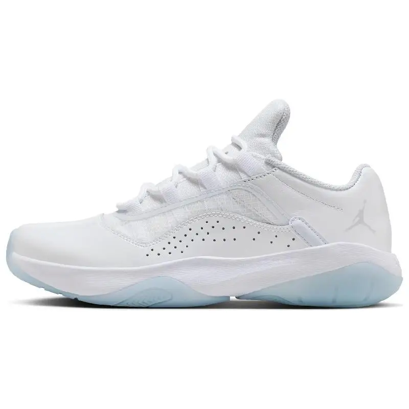Женские кроссовки Nike Jordan 11 низкие белые ледяные синие DV2629-140