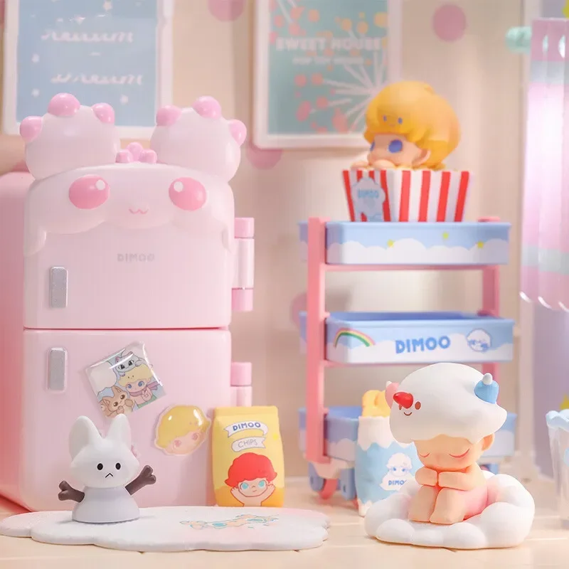 Фото POP MART Dimoo Home Body Series Prop Series Оригинальная таинственная коробка-сюрприз (Blind Box) с игрушками, куклами, милыми аниме-фигурками для рабочего стола №4
