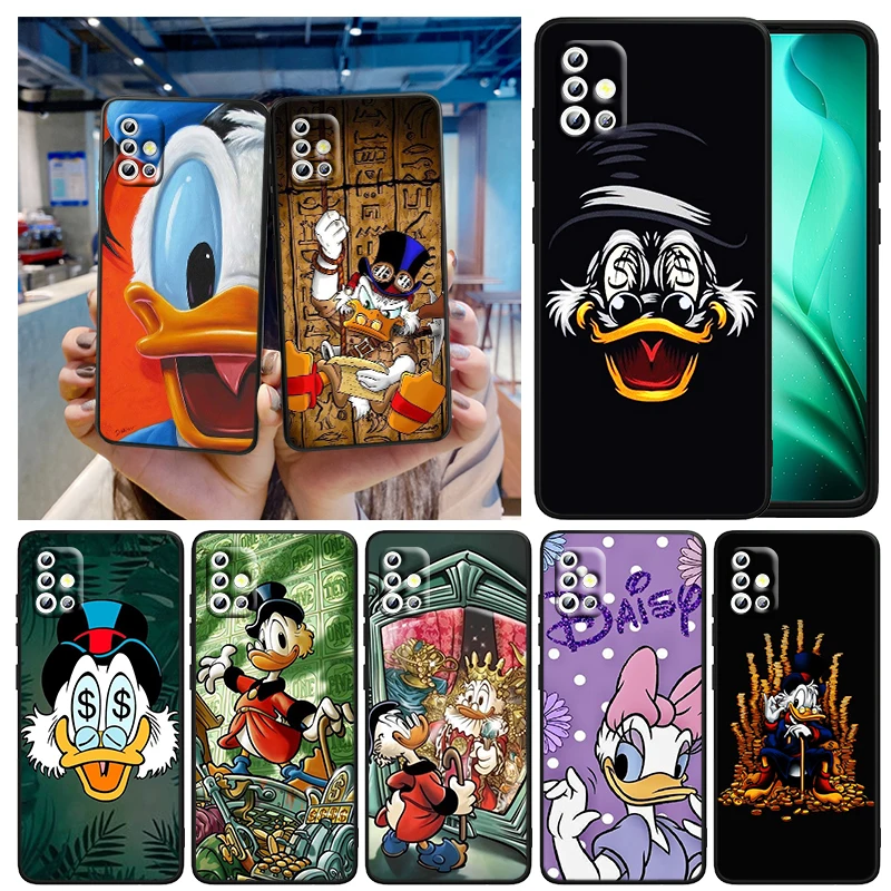 

Donald Duck Disney Anime Cute For Samsung A73 A72 A71 A54 A53 A52 A51 A42 A33 A32 A23 A22 A21S A13 A04 A03 5G Black Phone Case