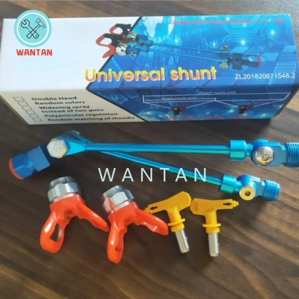 Аксессуары для безвоздушного распылителя двухголовочный распылитель