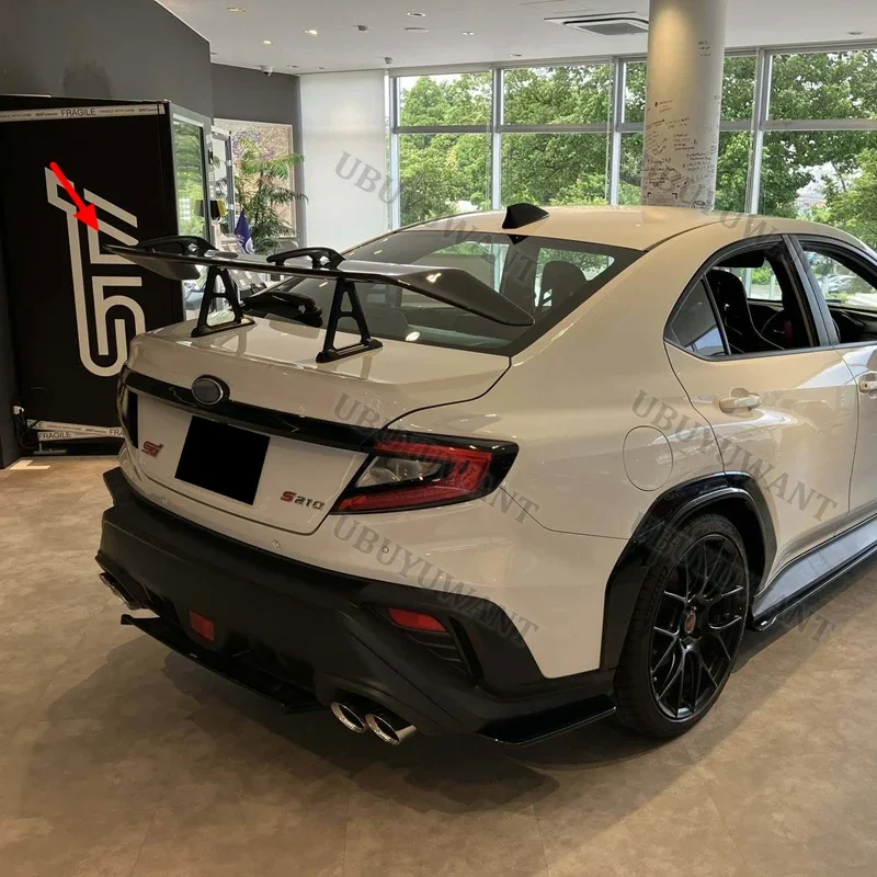 Фото Для Subaru WRX STI: задний спойлер-антикрыло из карбона для багажника, тюнинг автомобиля, 2022-2024 гг. №4