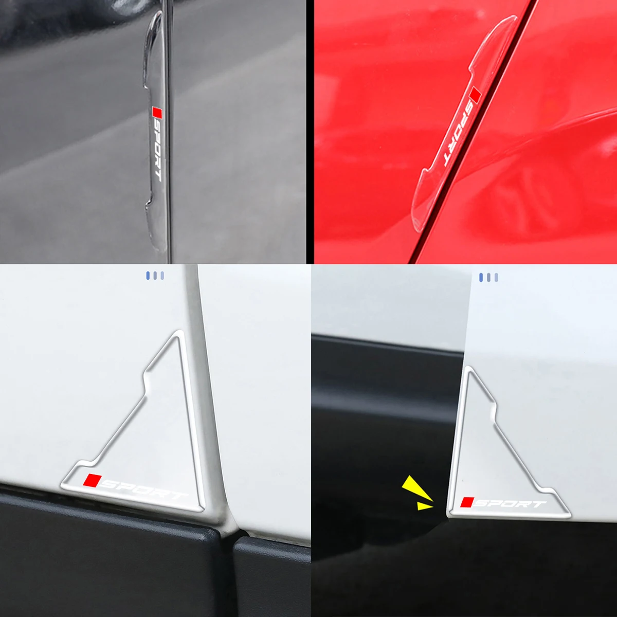 Прозрачная Защитная Пленка Для Боковой Двери Toyota Honda Mazda Mitsubishi Jeep MG - Клейкая