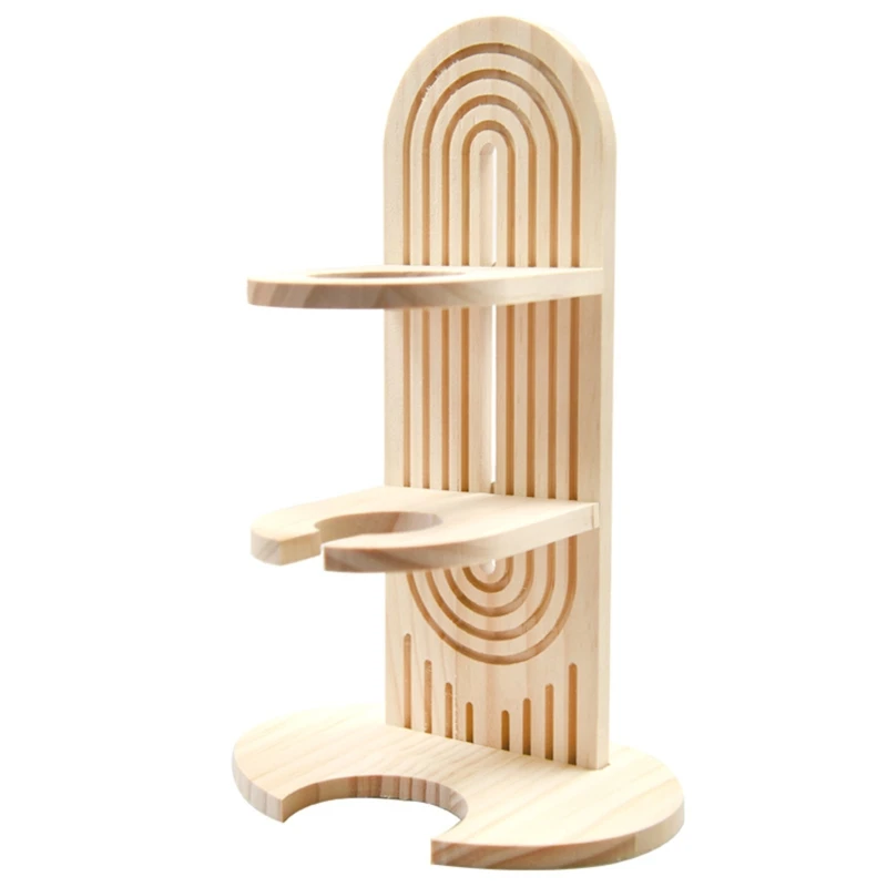 

Hamster Water Bottle Wood Stand Holder for Small Sized Pets Hedgehog