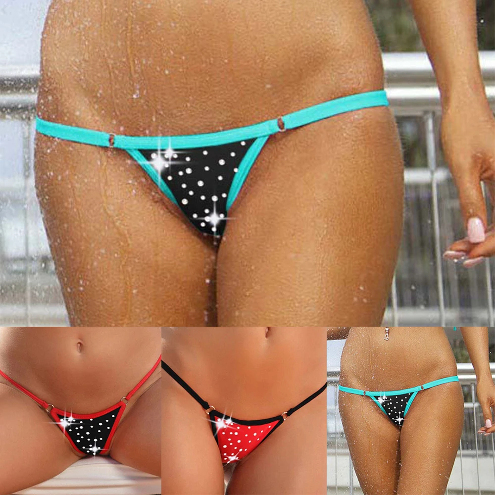 

Womens Ladies Mini G-String Thong Sexy Underwear Seamless Lingerie Knickers Traceless Panties Bikini Ultra-thin Soft Underpants