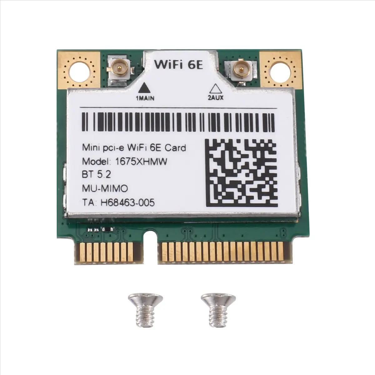 Фото 【A01R~】 1675X 1675XHMW AX210 WiFi-карта WiFi 6E 802.11AX 2.4G 5G 6G 5374 Мбит/с Bluetooth 5.2 Mini Pcie WiFi-сетевая карта №4