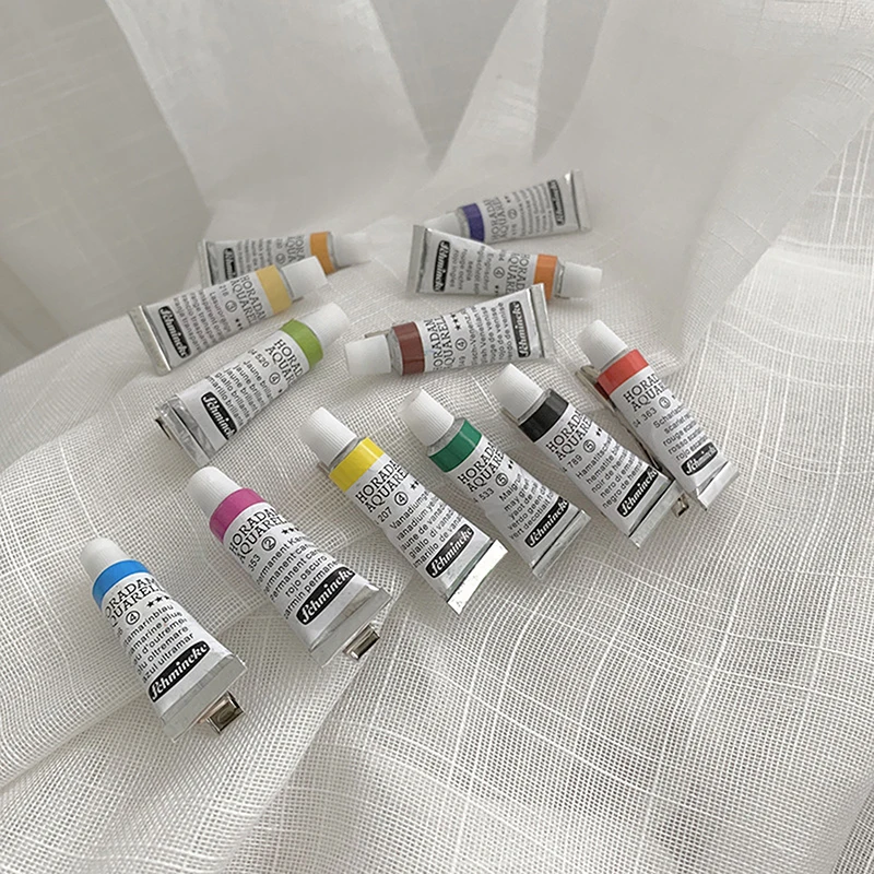 1 шт. забавная акварельная заколка для волос женщин креативная ручной работы в