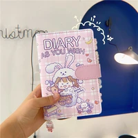 happy sunny diary diy undated monthly daily plan check list planner a6 loose leaf agenda book 180p colorful pages cartoon book