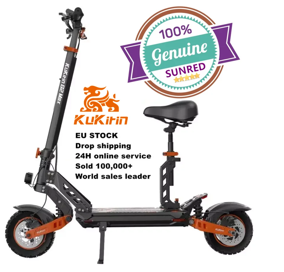 

EU warehouse fast delivery kukirin g2 max 20AH 1000W 48V IP 54 waterproof cheap electric scooter for adults