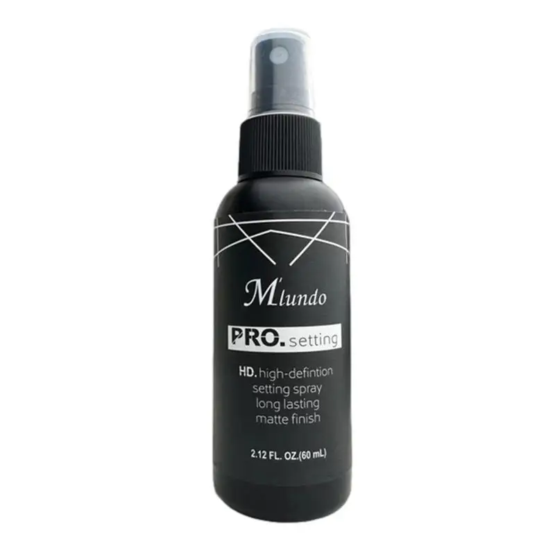 

Makeup Fixer Spray Quick Fixer Cosmetics Matte Makeup Retainer 60ml Lightweight Oil Control Hydrating Long-lasting Setting Spray