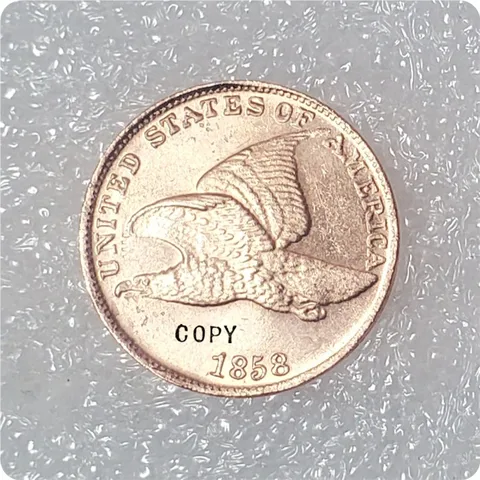 Копировальные монеты «Летающий орел Cent», США, 1856,1857,1857