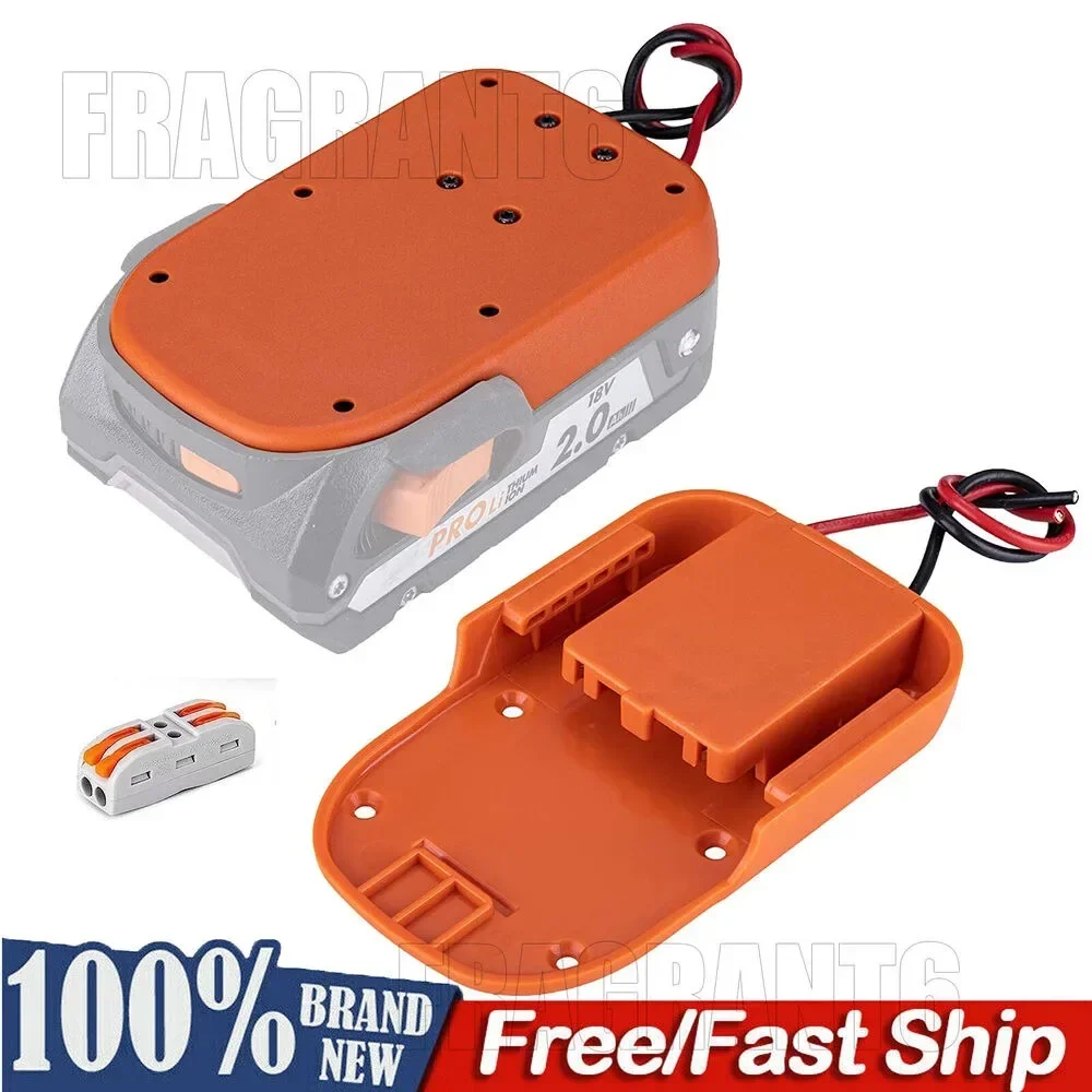 

Адаптер Power Wheel для Ridgid для AEG 18 В, литий-ионный аккумулятор, док-станция, разъем питания DIY для радиоуправляемого автомобиля, робототехники 12 калибра, радиоуправляемого грузовика