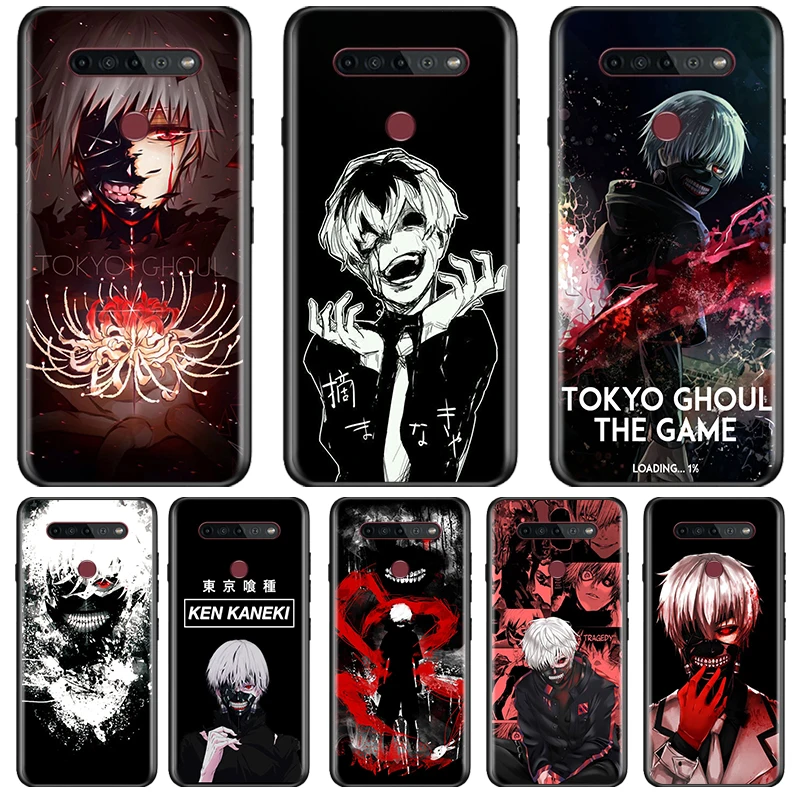 

Hot blooded anime Tokyo ghoul Cover LG K92 K42 K22 K71 K61 K51S K41S K30 K20 2019 Q60 V60 V50 S V40 V30 G8 Black Phone Case