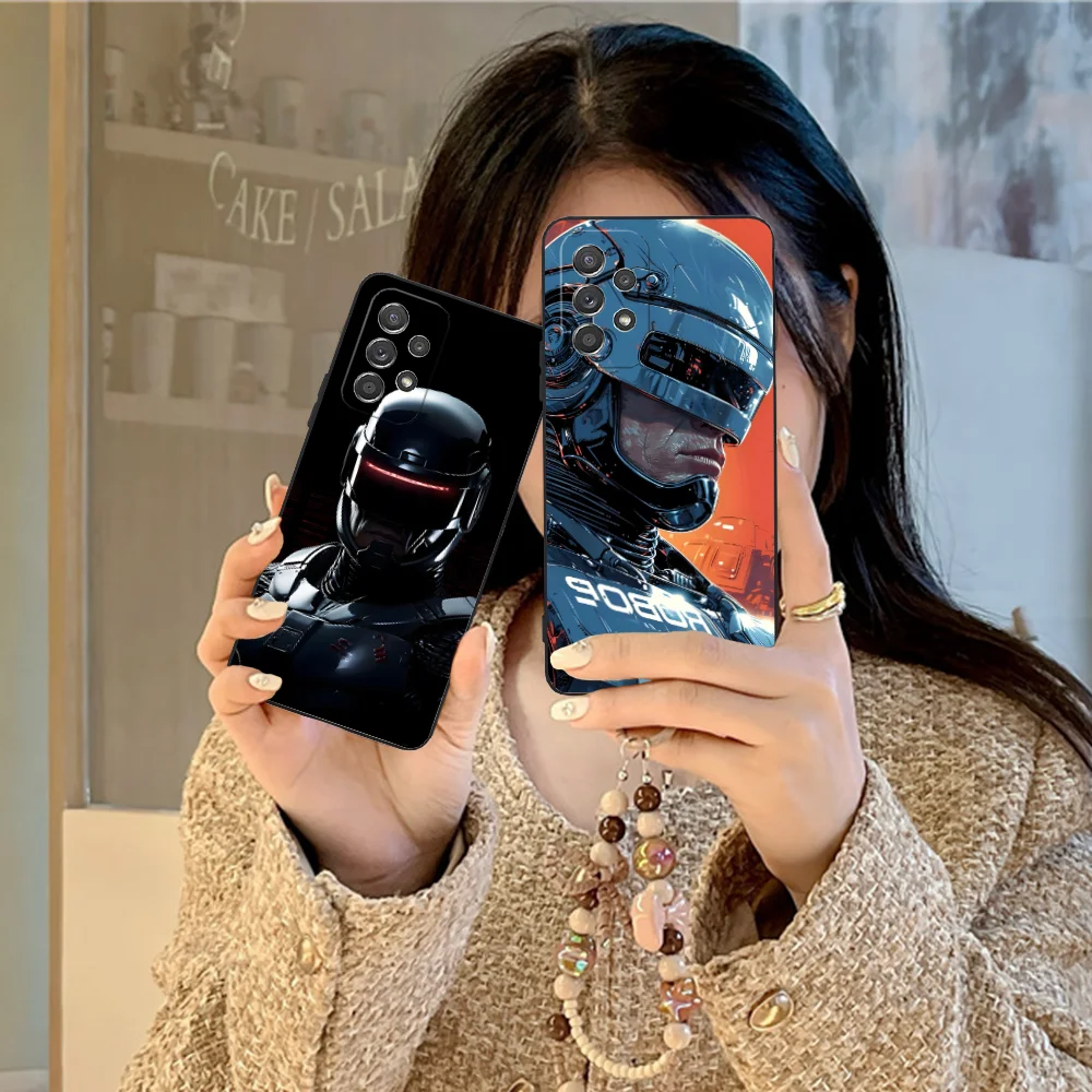 Чехол для мобильного телефона Robocop Samsung Galaxy A91 73 71 70 54 53 52 34 24 23 21 S 5G черный чехол