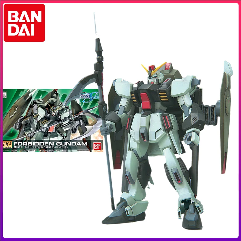 

Bandai Original Gundam Model Kit Anime Figure HG 1/144 FORBIDDEN GUNDAM GAT-X252 Action Figures Collectible Toys Gifts for Kids
