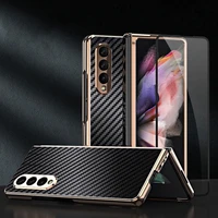 scratch resistant case for samsung galaxy z fold 3 case made with kevlar luxury cover for samsung z fold3 full coverage shell