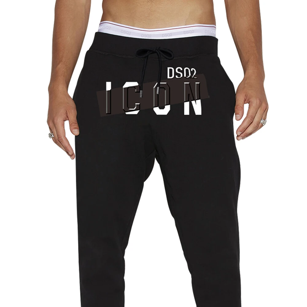 

DSQ2 Men's Jogging Sports Pants Casual Training Pants Sportswear DSQ Print Men's Straight Leg Sweatpants Gyms Outdoor Long Pants