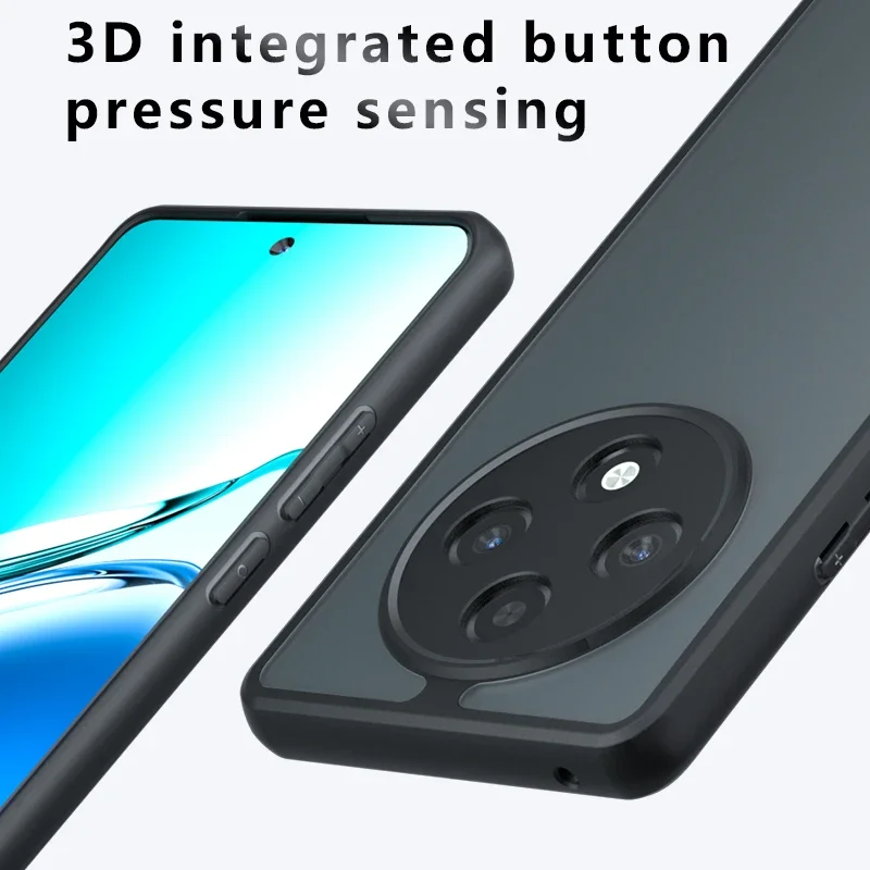 Чехол для Oppo F27 Pro задняя крышка из ТПУ 3D встроенная кнопка подушки безопасности