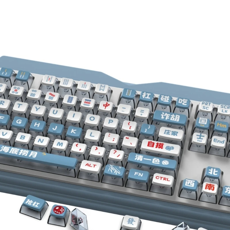 116-клавишные колпачки с профилем PBT ASA для ключей Mahjong Puddings механических клавиатур