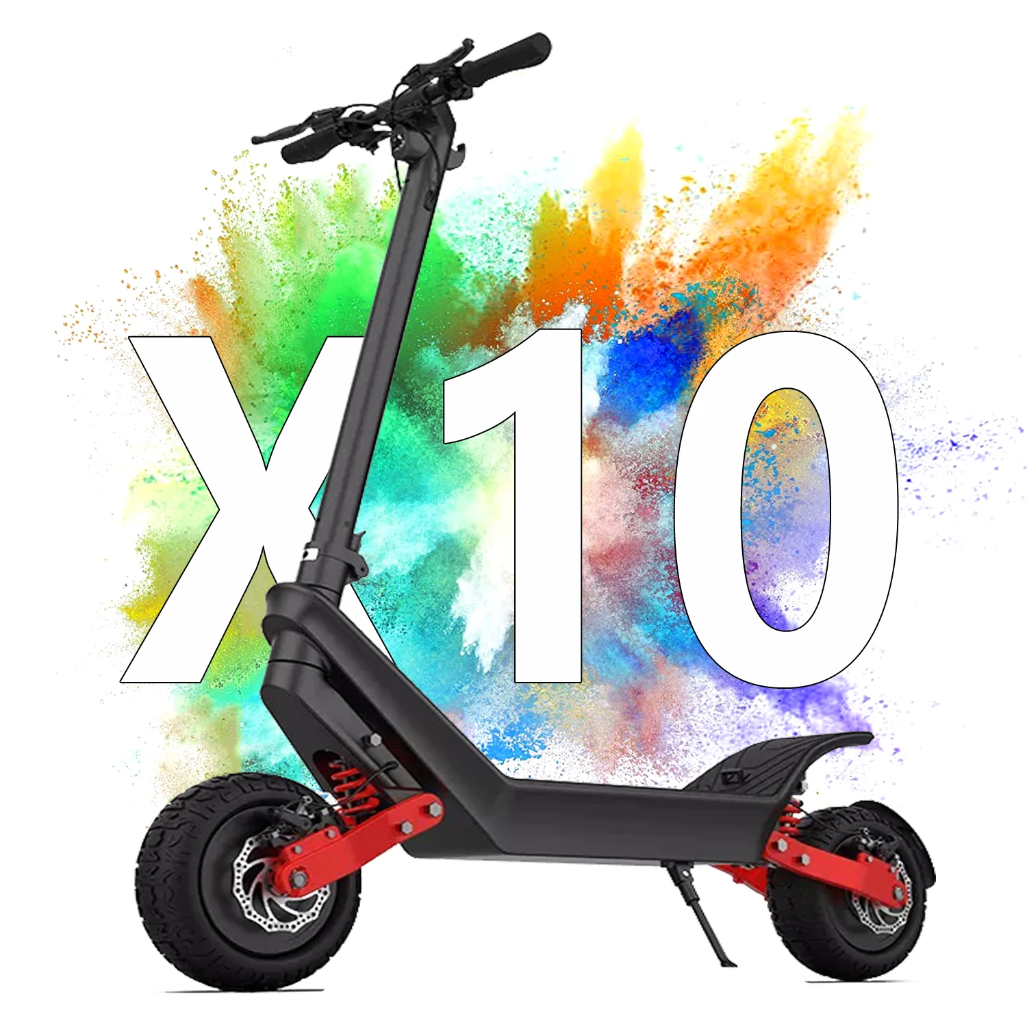 Мощный электрический скутер 100 км 2000 Вт двойной двигатель складные 11-дюймовые