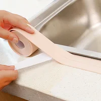 PVC Waterproof Wall Sticker Sealing Strip Corner Line Sink Dustproof Waterproof Bathroom Wall Adhesive Tape Home Decoration