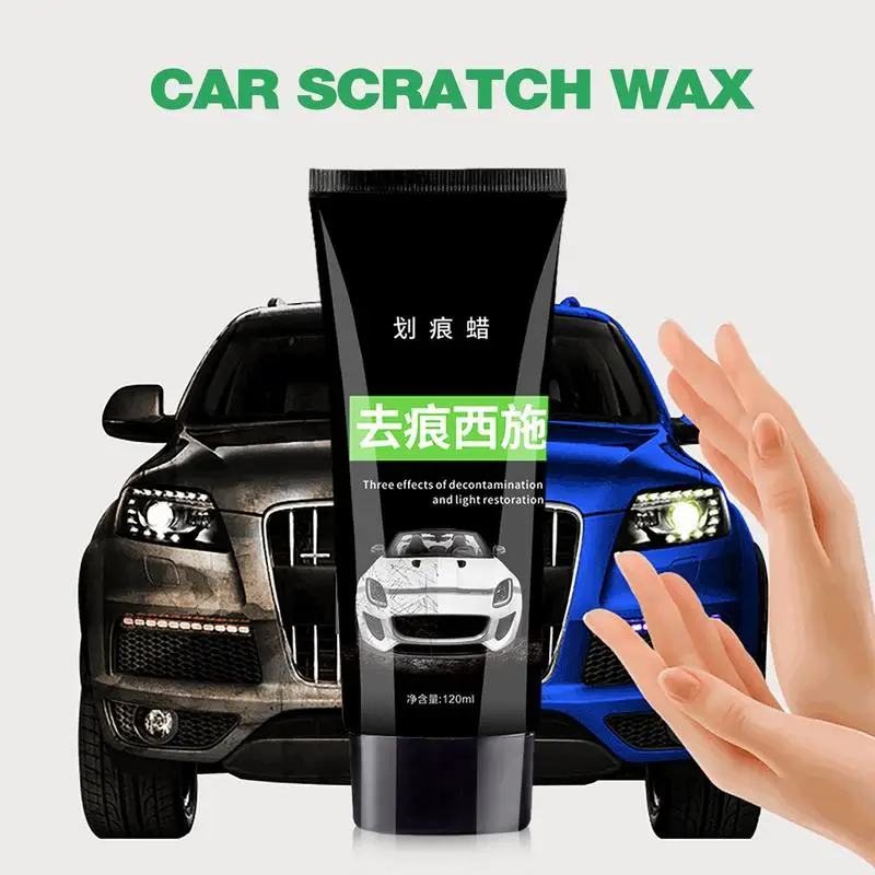 

Car Scratch Remover Paste Auto Body Grinding Compound Anti Scratch Paint Care Polish Cleaning Tool 120ml Compound wax For Cars