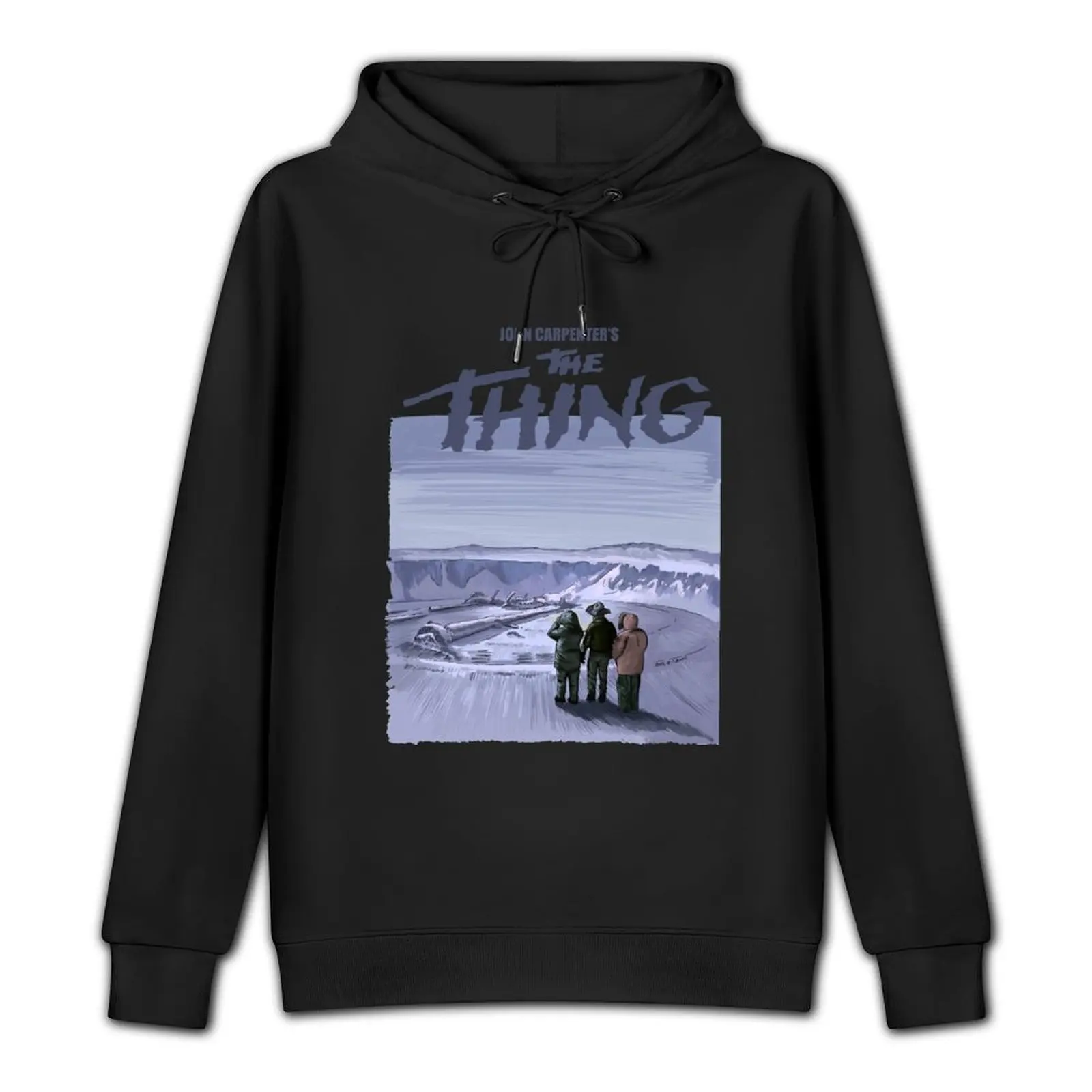 Иллюстрация Джона Карпентера The Thing с названием Берро пуловер капюшоном мужской